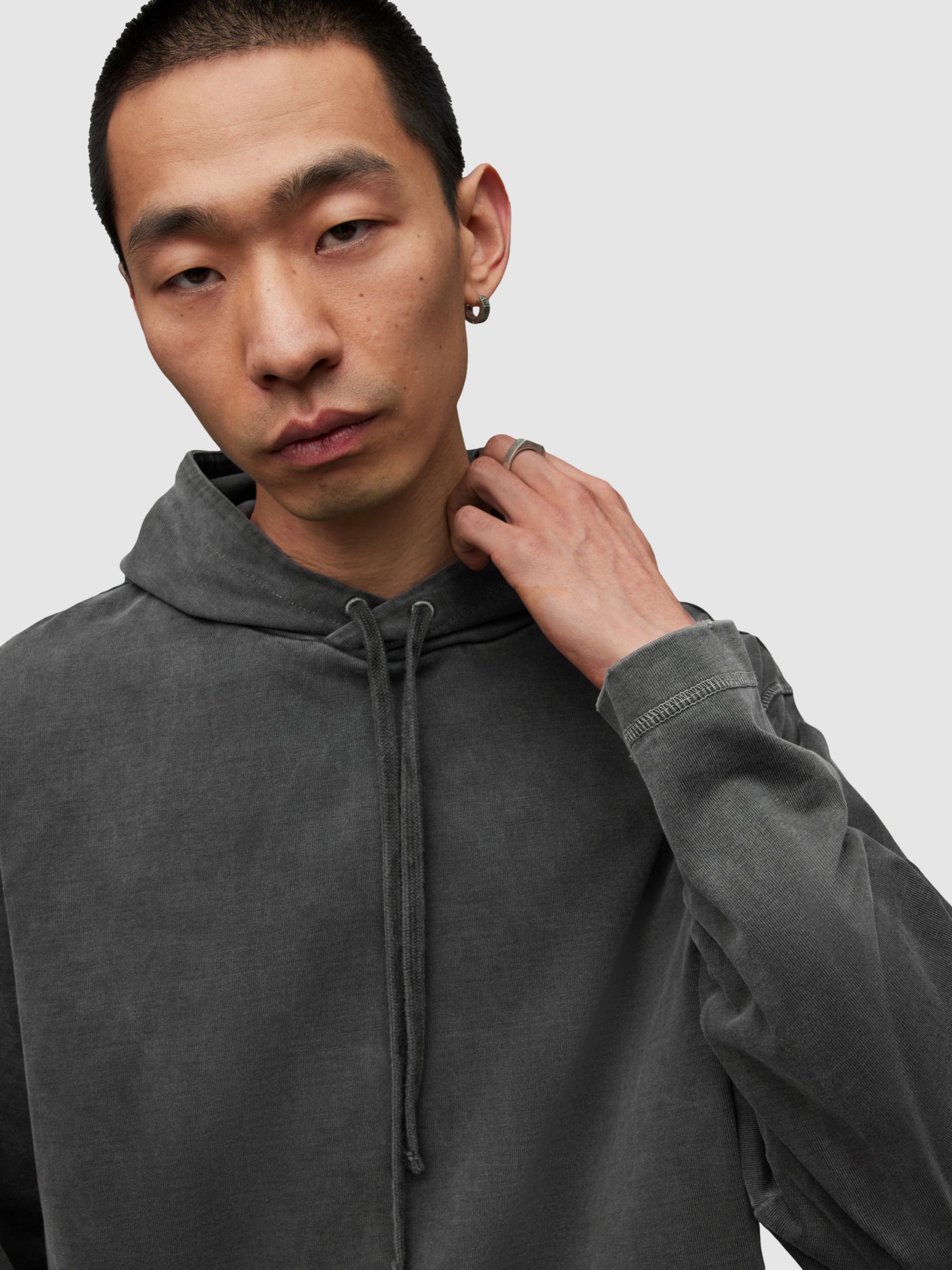 AllSaints Brookes OTH Hoodie, Cinder Grey