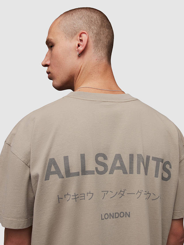 AllSaints Underground T-Shirt, Stone Taupe