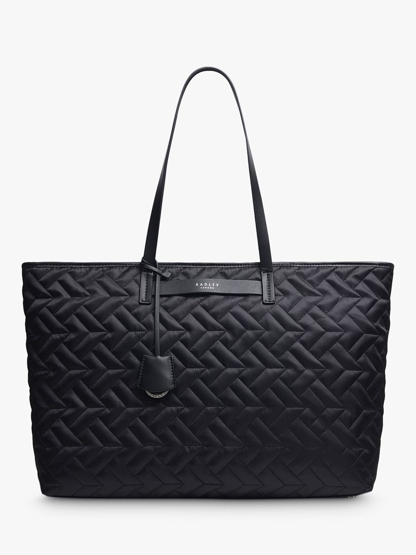 Radley Finsbury Park Large Quilted Tote Bag, Black, One Size