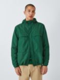 John Lewis ANYDAY Hooded Recycled Nylon Windbreaker, Hunter Green