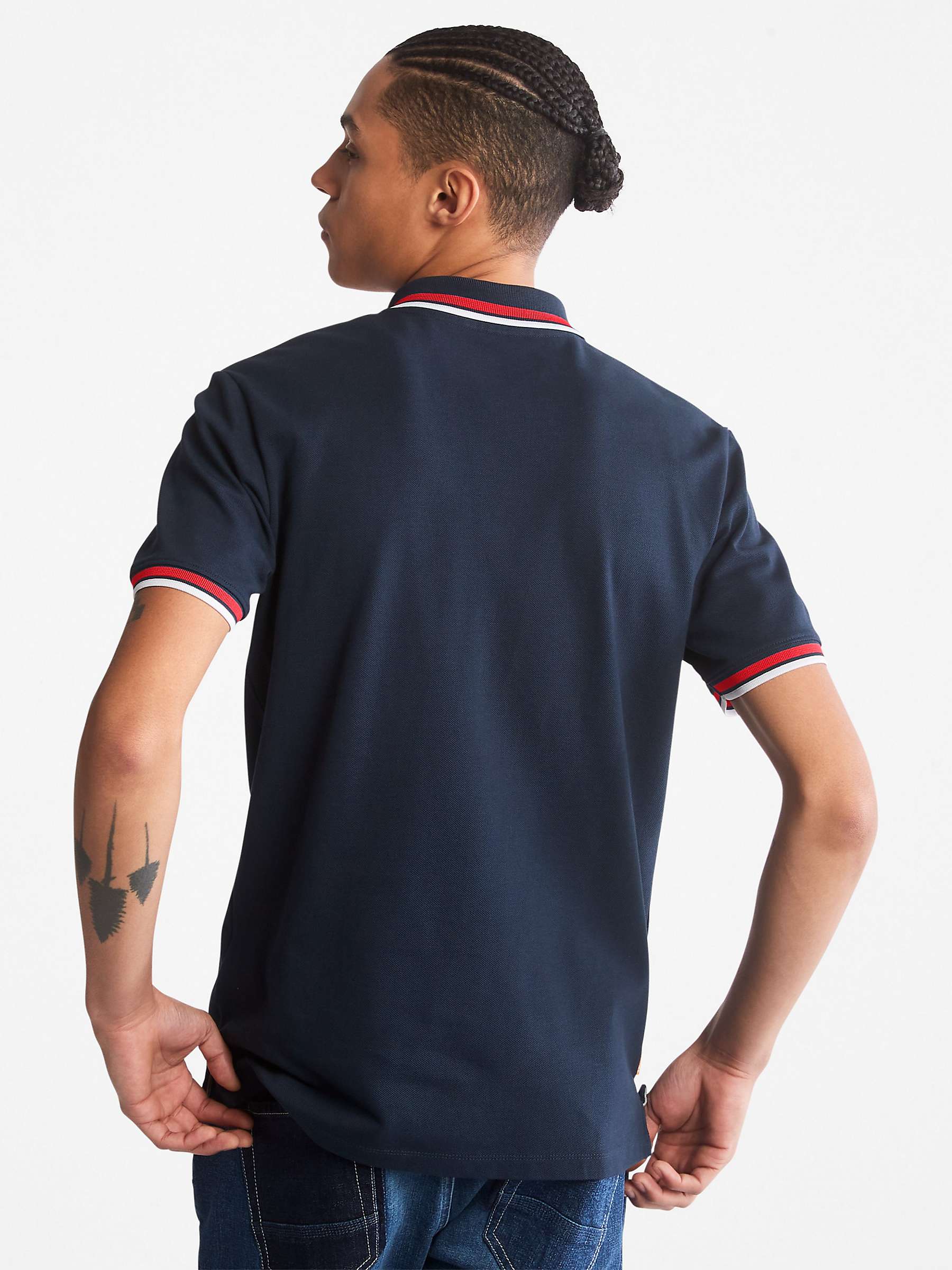 Buy Timberland Short Sleeve Tipped Pique Polo Shirt Online at johnlewis.com