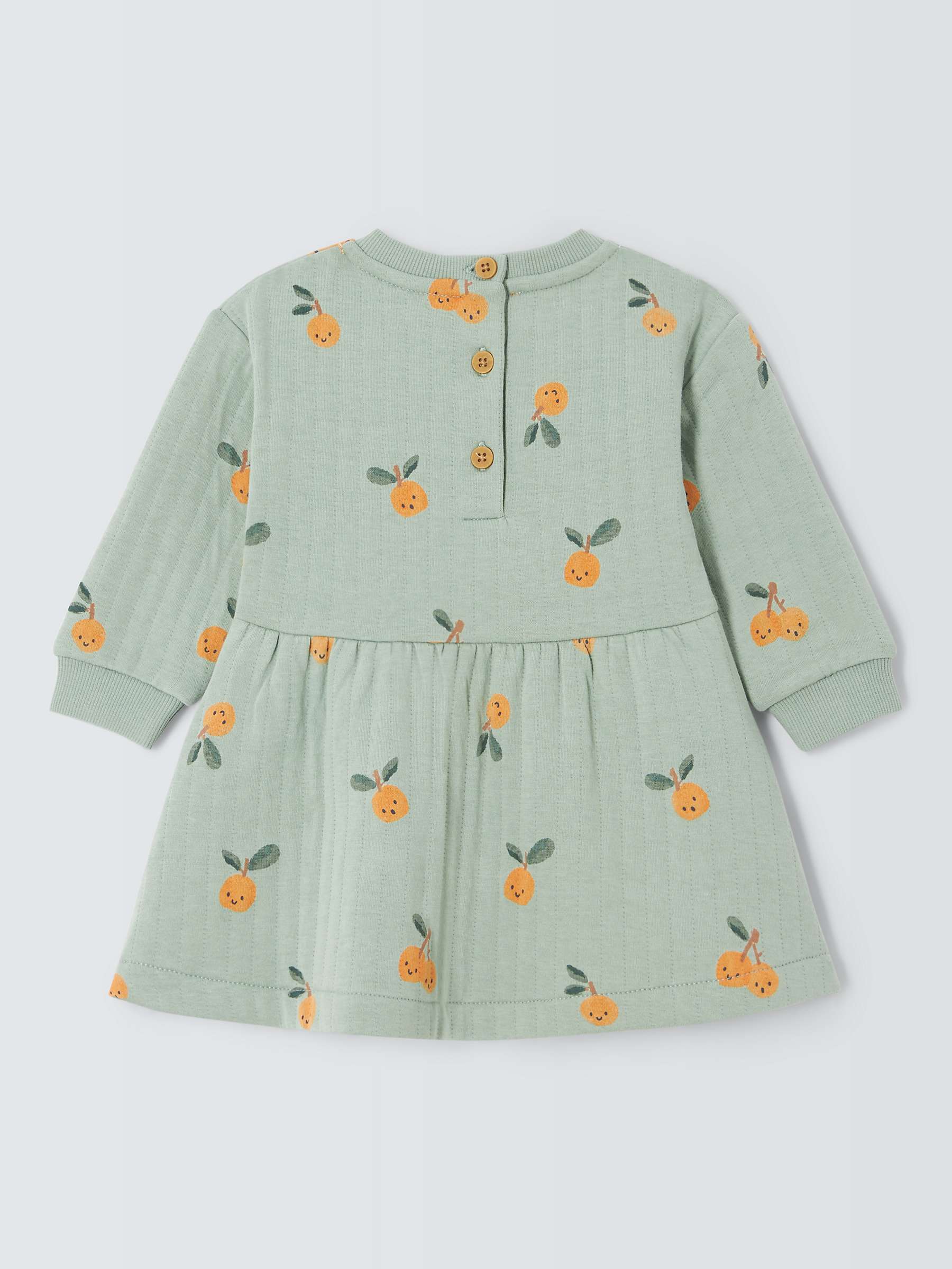 Buy John Lewis Baby Oranges Print Dress, Multi Online at johnlewis.com