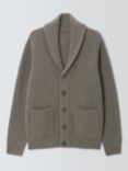 John Lewis Wool Cashmere Blend Shawl Neck Cardigan, Oatmeal