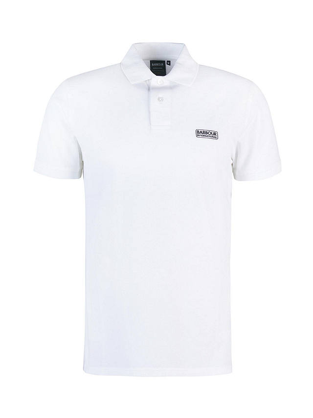 Barbour International Cotton Polo Shirt, White