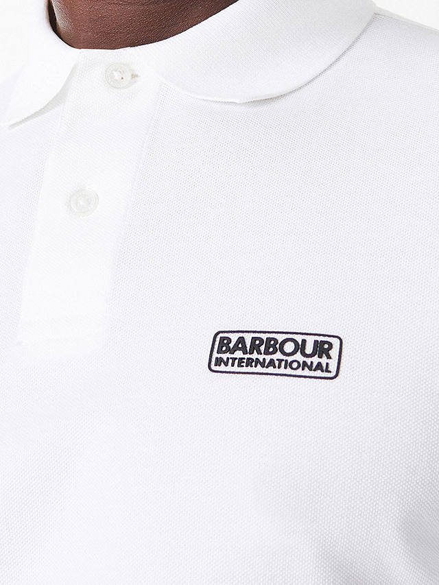 Barbour International Cotton Polo Shirt, White