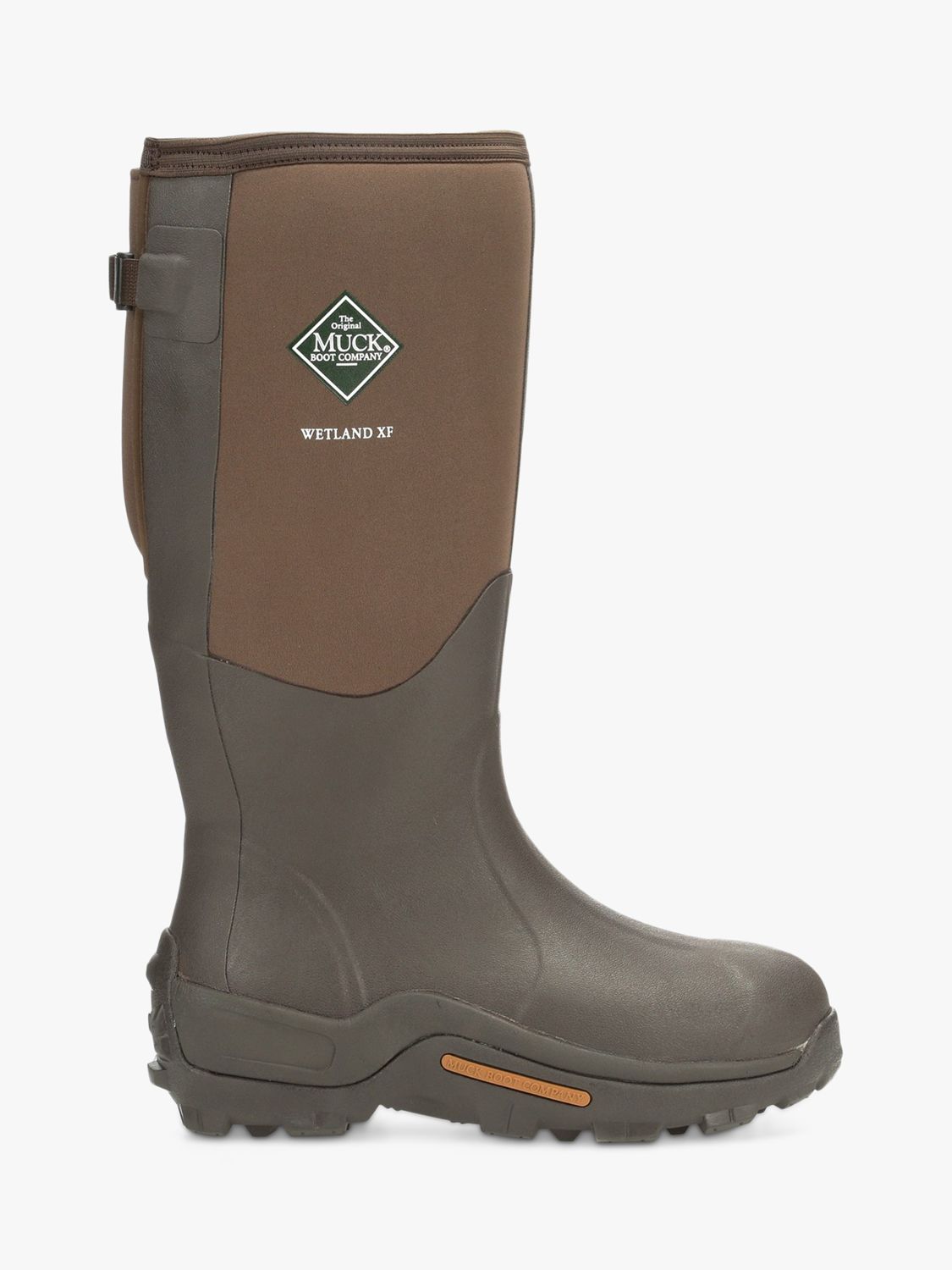 Muck Wetland XF Tall Wellington Boots, Brown at John Lewis & Partners
