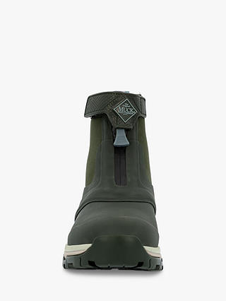 Muck Apex Zip Up Wellington Ankle Boots, Moss