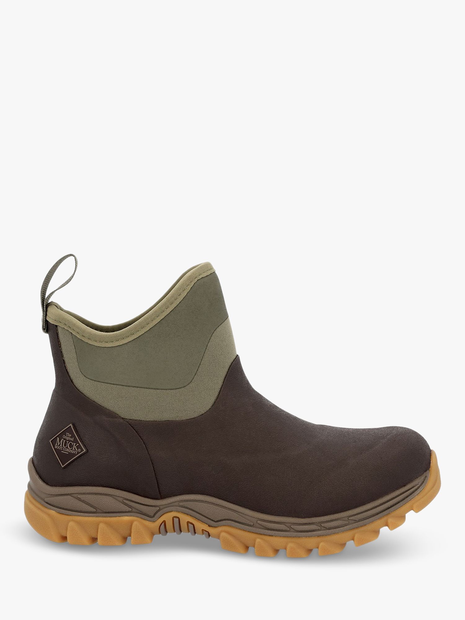 Muck Arctic Sport II Ankle Boots, Dark Brown/Olive, 3