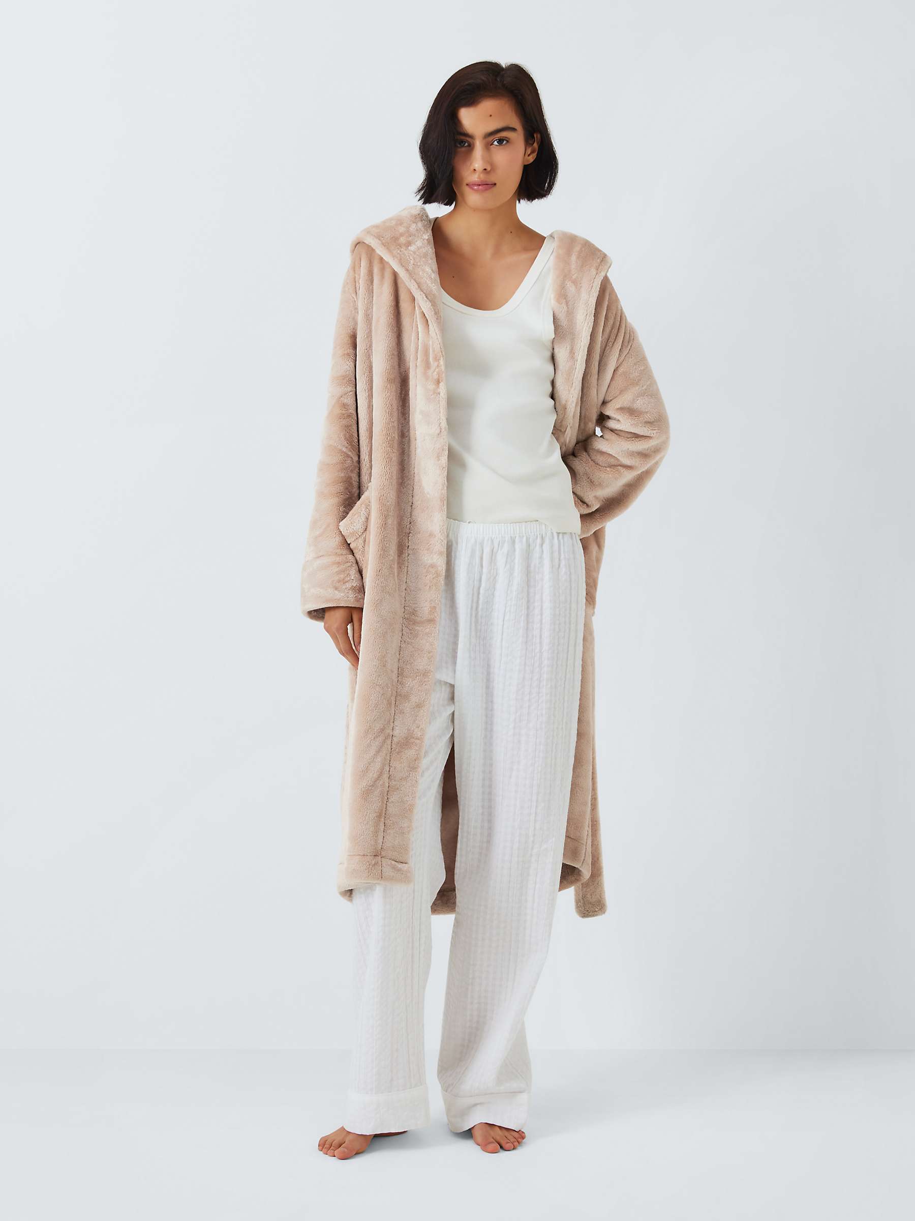 Buy John Lewis Cece Shimmer Fleece Dressing Gown Online at johnlewis.com