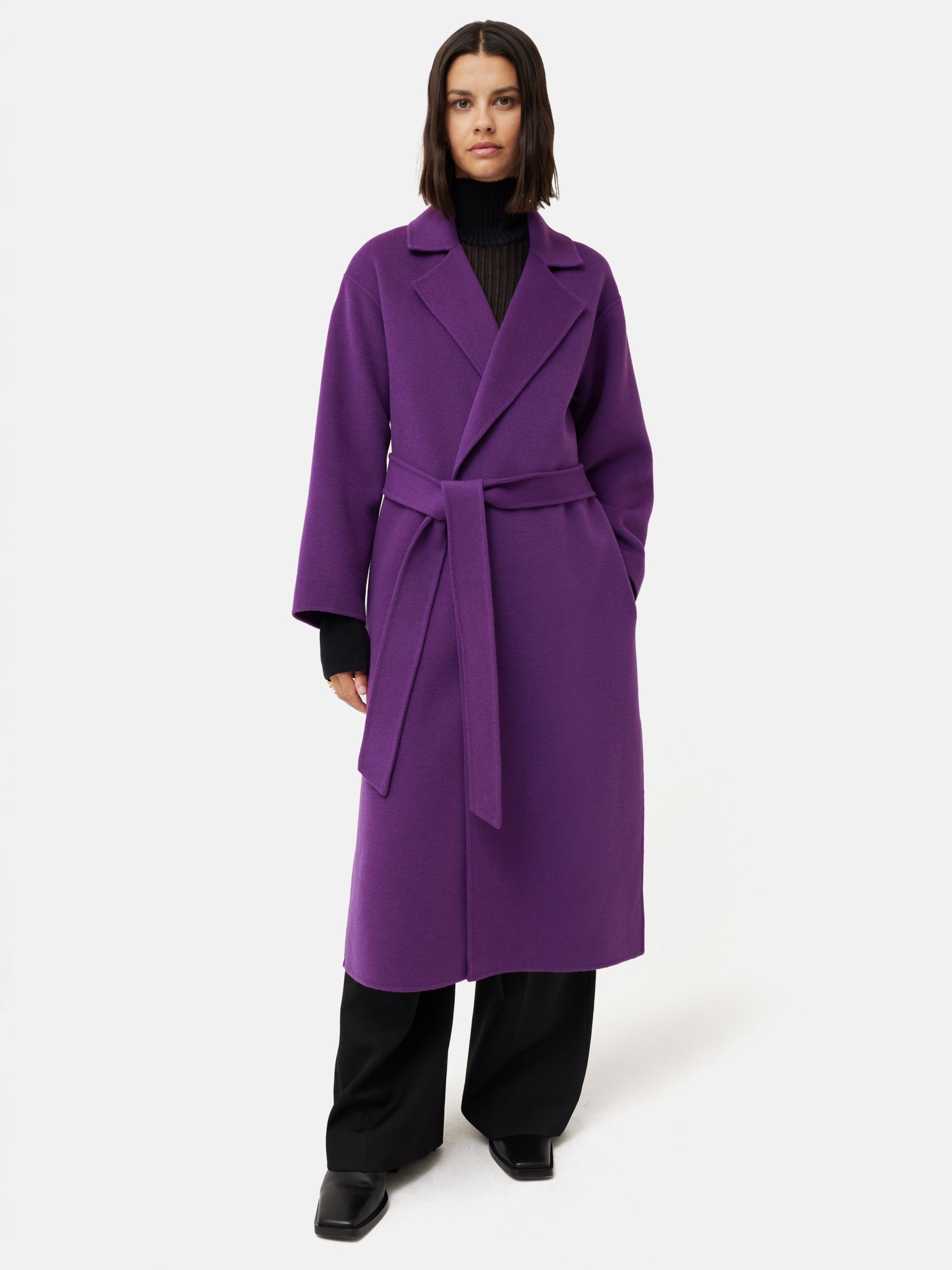 Buy Jigsaw Double Faced Wool Blend Wrap Coat Online at johnlewis.com