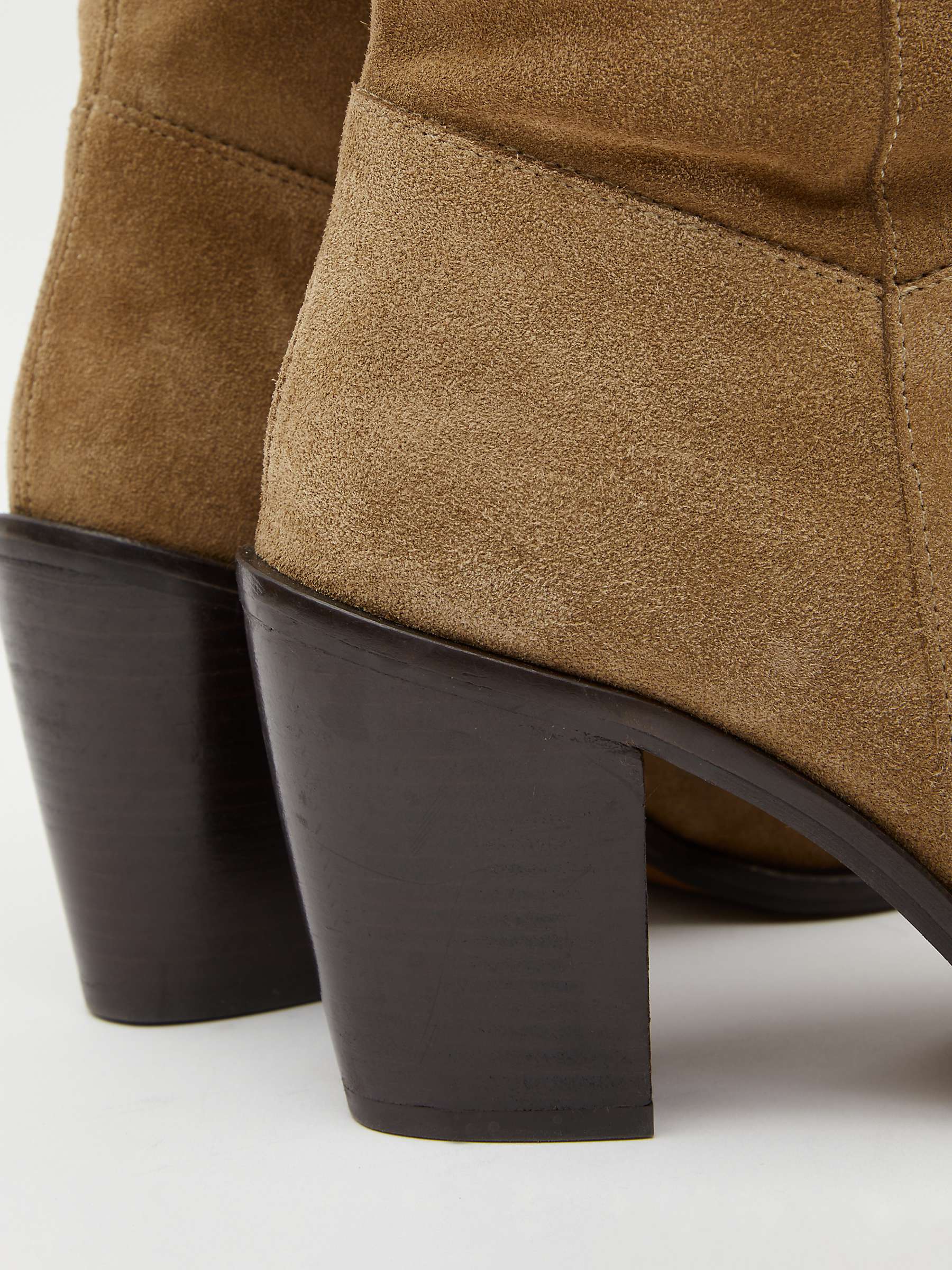 Buy HUSH Elise Leather Over The Knee Boots, Tan Online at johnlewis.com