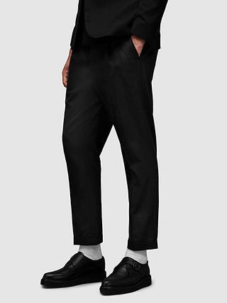 AllSaints Tallis Slim Trousers, Black