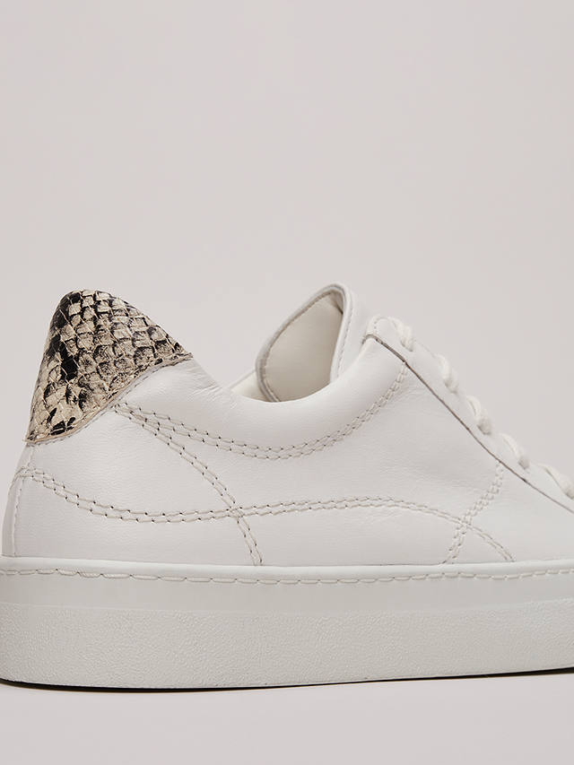 Phase Eight Leather Trainers, White