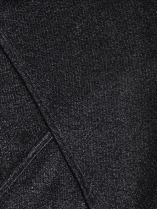 Ro&Zo Rib Knit Wrap Dress, Black