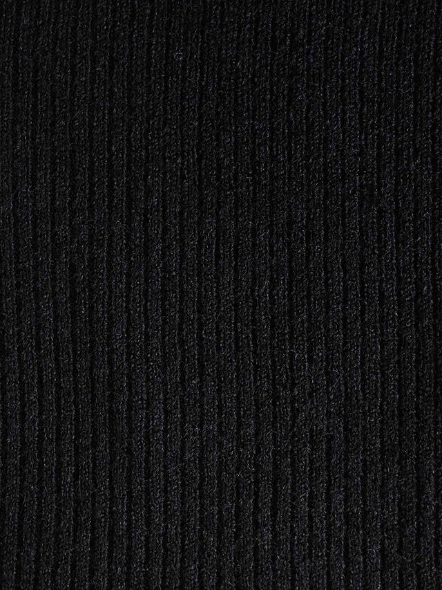 Ro&Zo V-Neck Midi Jumper Dress, Black