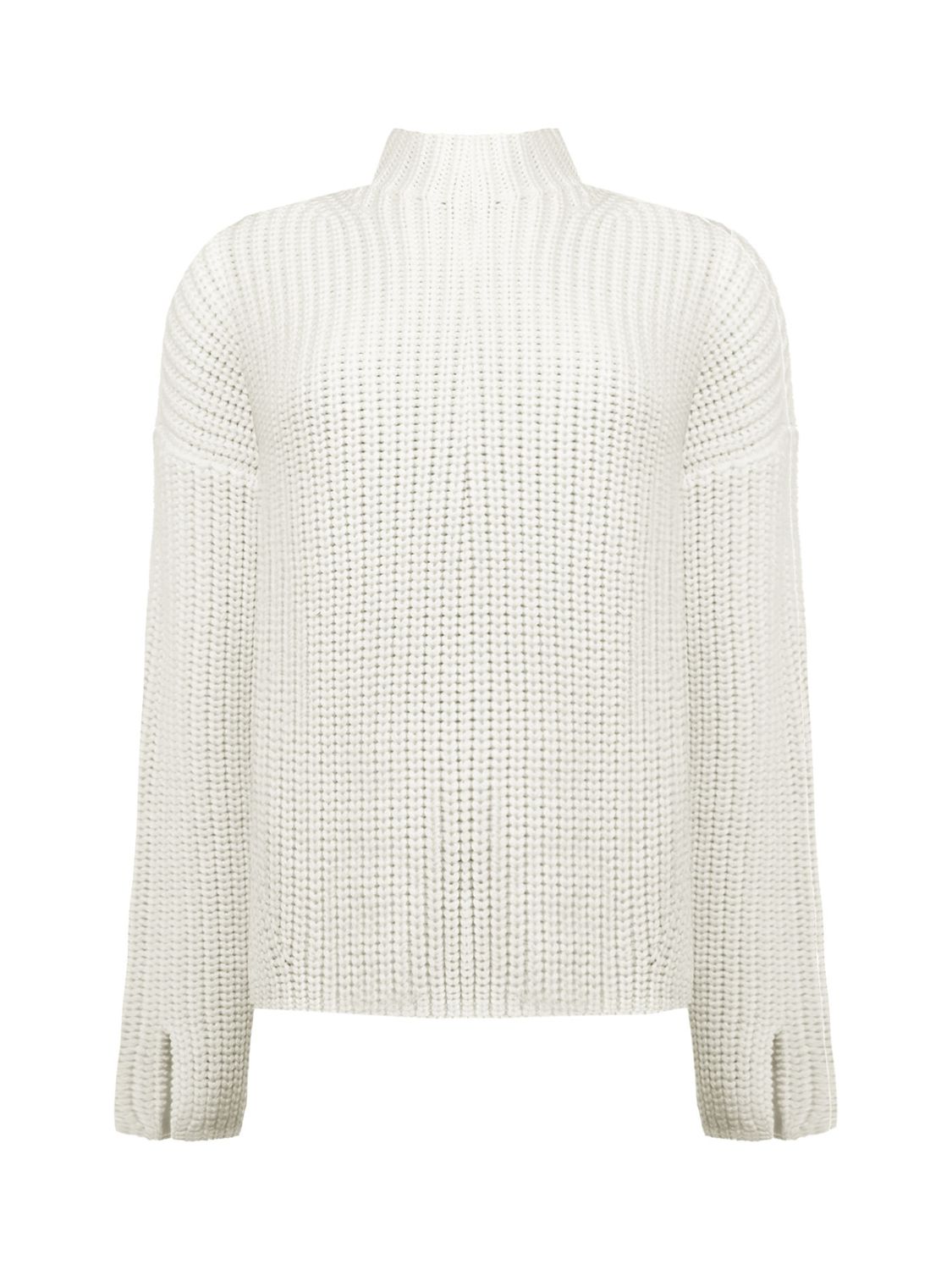 Buy Ro&Zo Split Sleeve High Neck Wool Blend Jumper Online at johnlewis.com