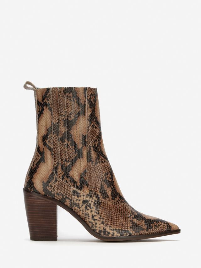 Office snakeskin sale ankle boots