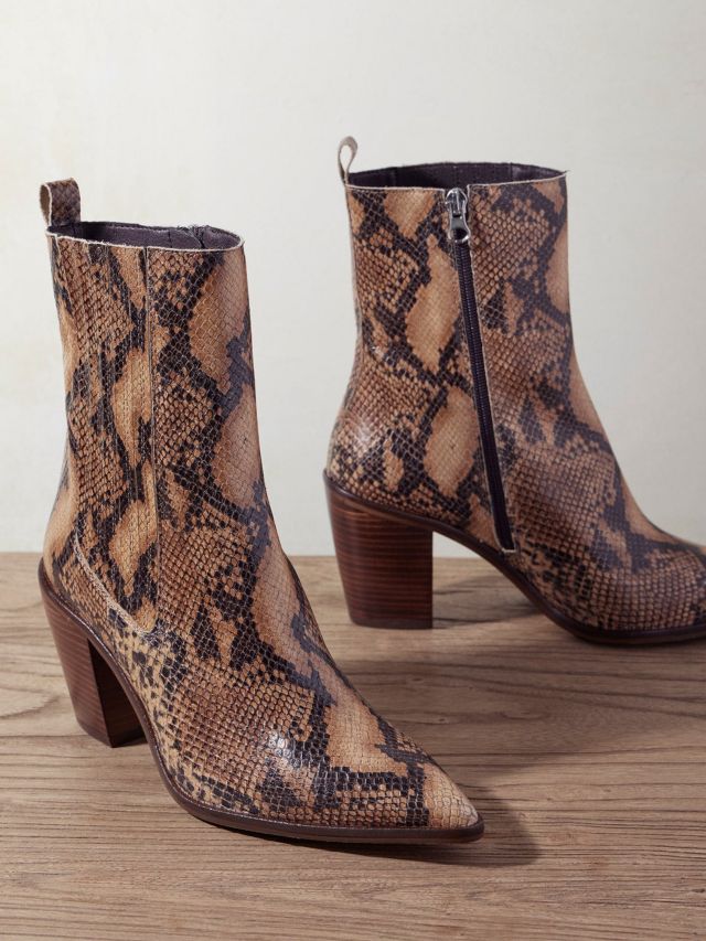 Snake boots sale ankle