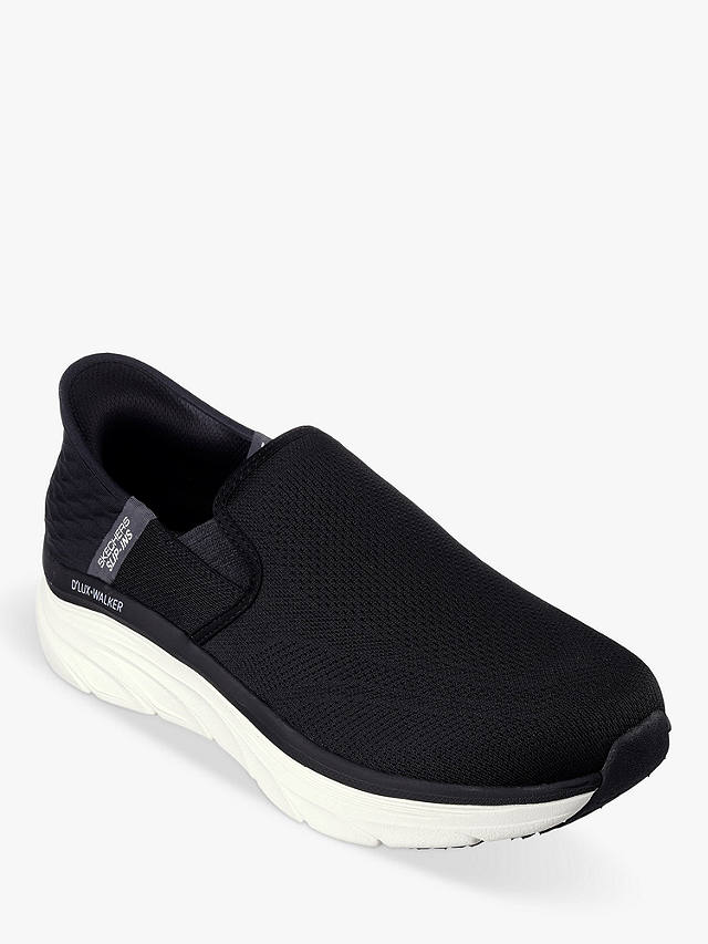 Skechers D'Lux Walker Orford Slip-On Shoes, Black at John Lewis & Partners