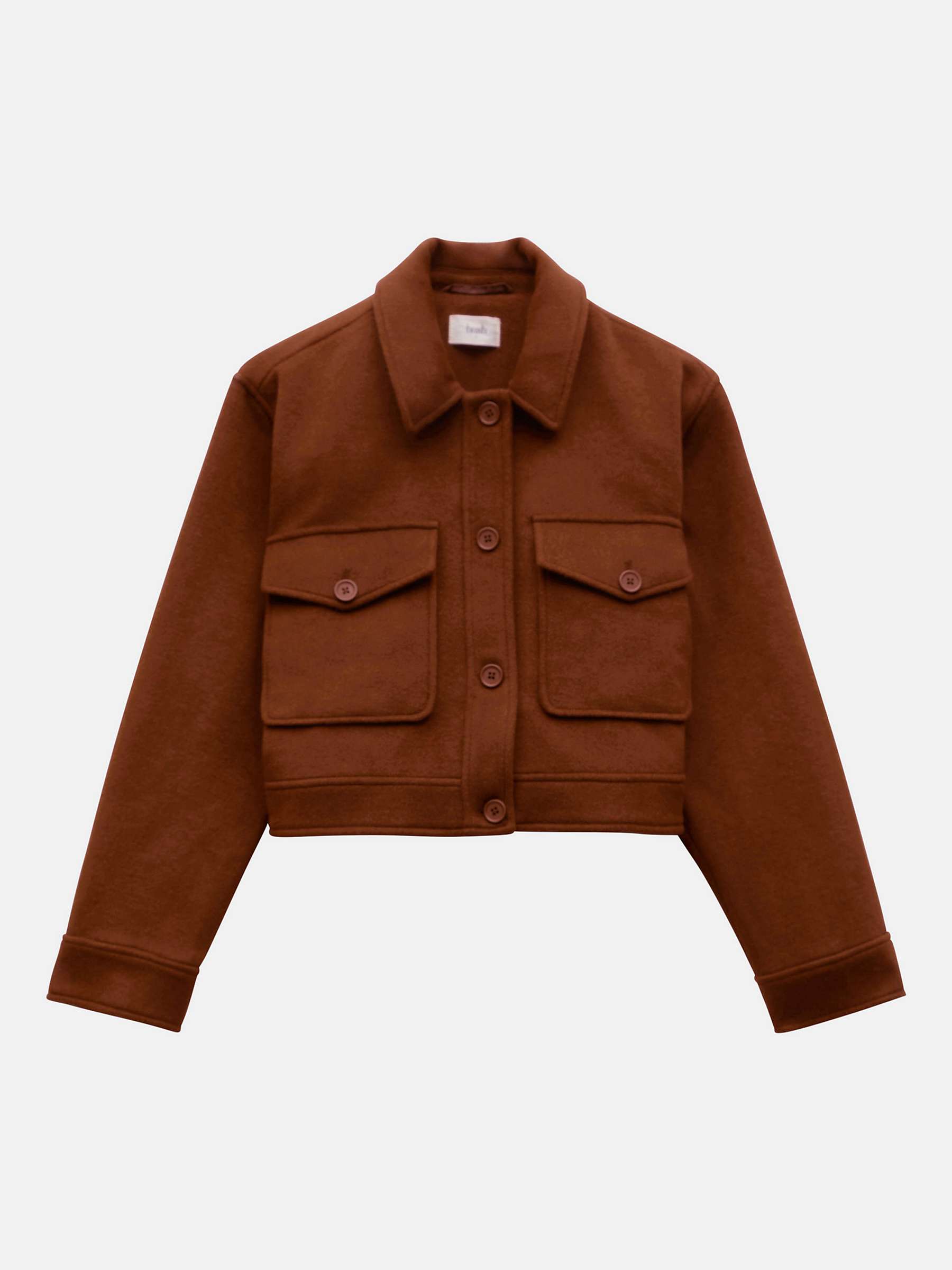 Buy HUSH Taylah Wool Blend Cropped Jacket Online at johnlewis.com