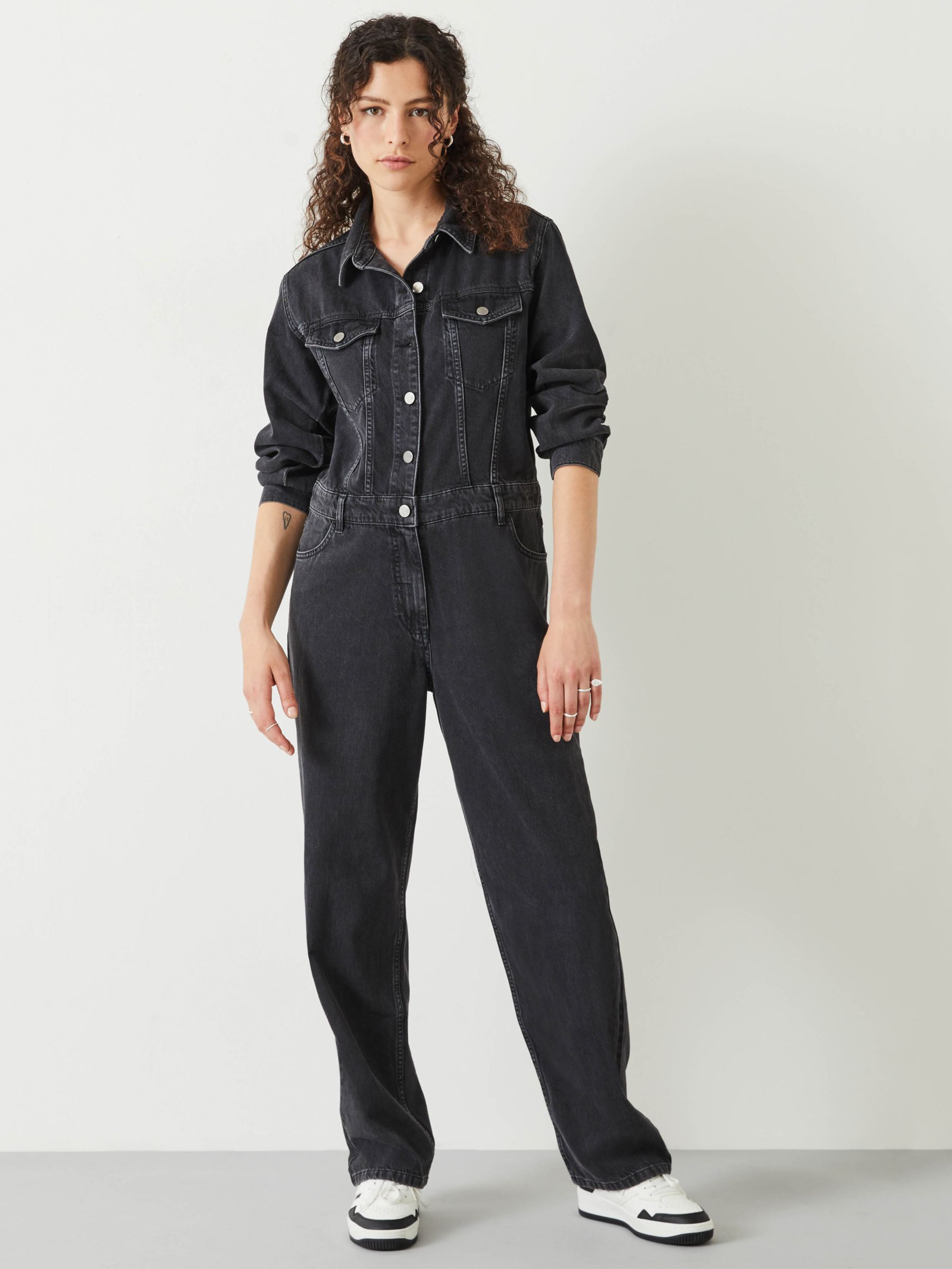 Jasmine Relaxed Short Dungarees, Light Authentic Blue