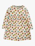 Frugi Kids' Amelia Autumn Acorns Dress, Multi, Multi
