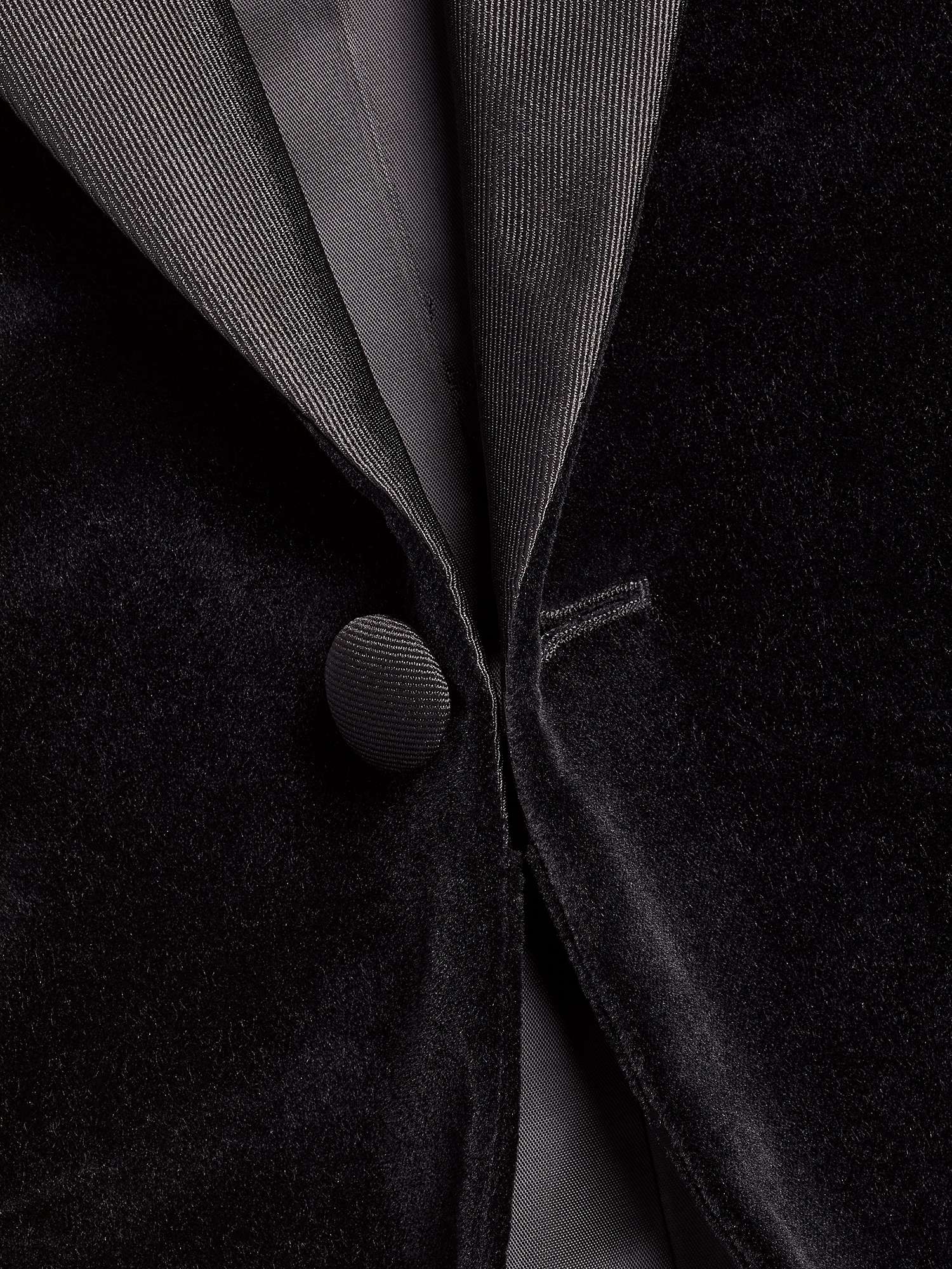 Buy Charles Tyrwhitt Slim Fit Italian Velvet Jacket, Black Online at johnlewis.com