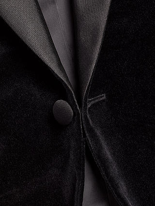 Charles Tyrwhitt Slim Fit Italian Velvet Jacket, Black