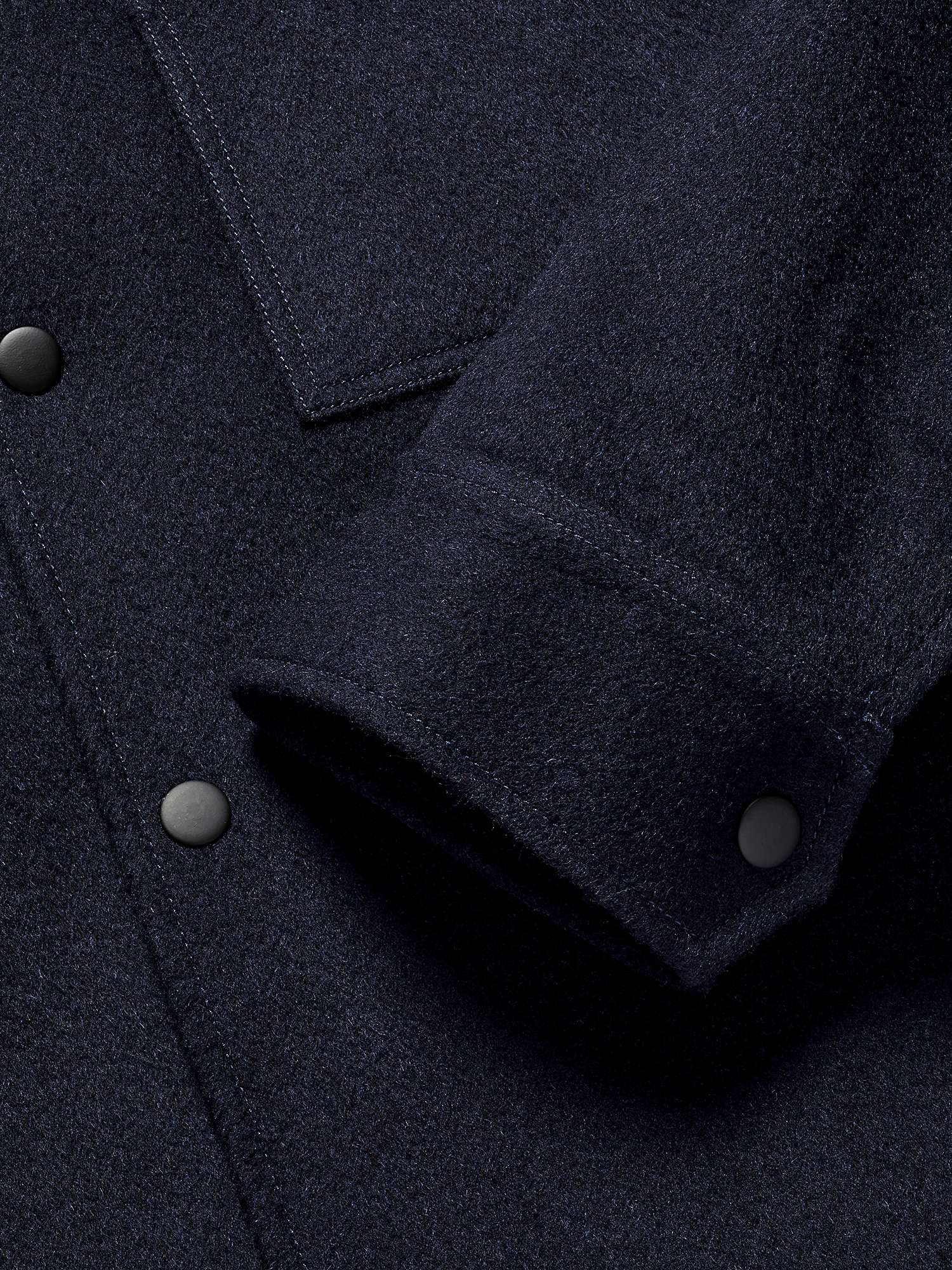 Buy Charles Tyrwhitt Pure Wool Harrington Jacket, Navy Online at johnlewis.com