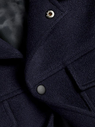 Charles Tyrwhitt Pure Wool Harrington Jacket, Navy
