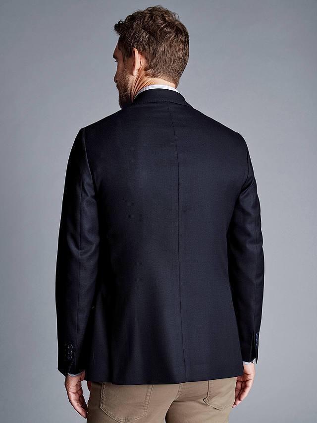 Charles Tyrwhitt Luxury Italian Slim Fit Suit Jacket, Navy