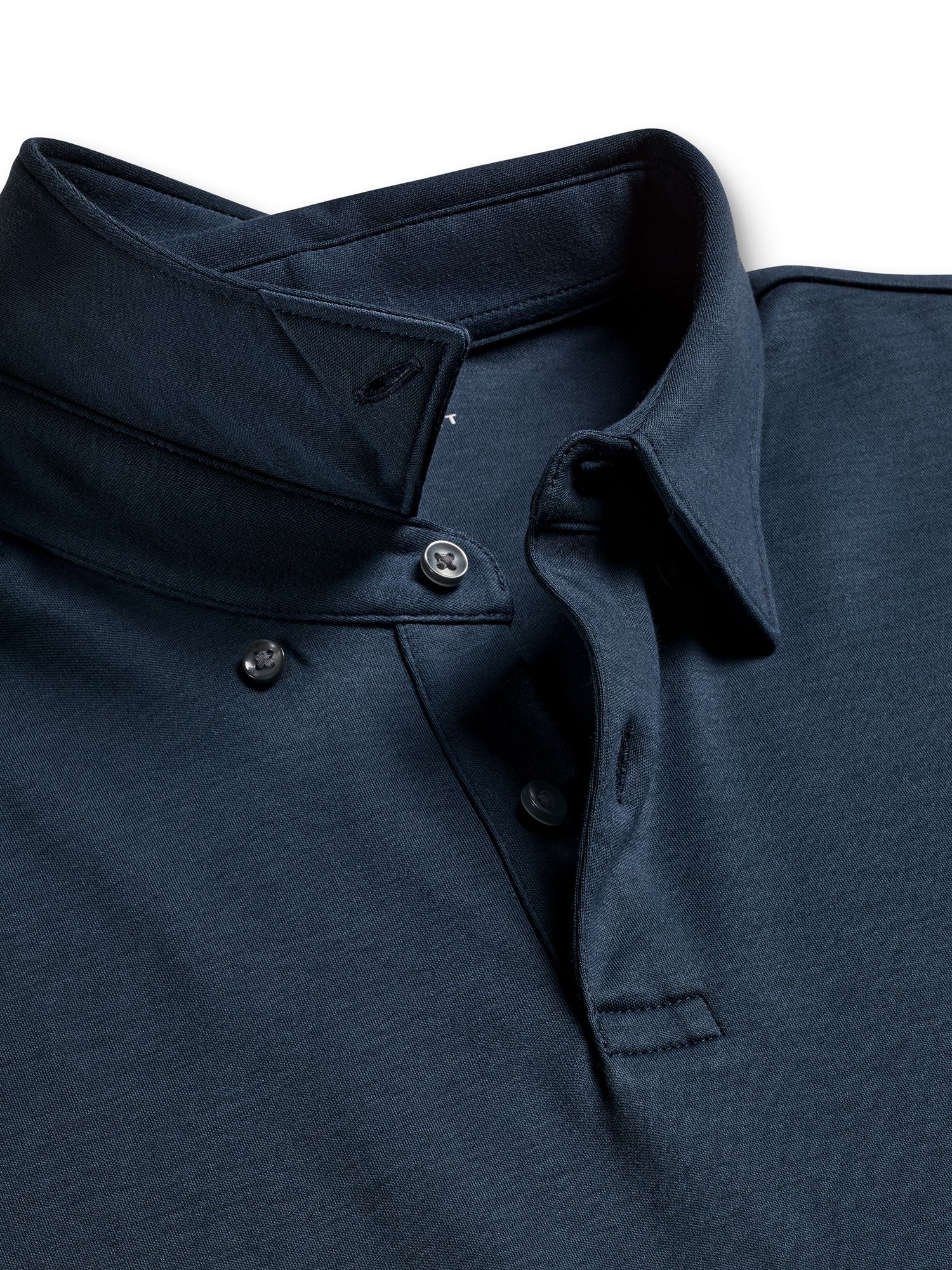 Charles Tyrwhitt Short Sleeve Jersey Polo Shirt, Petrol Blue, S