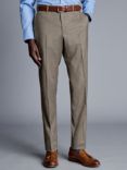 Charles Tyrwhitt Slim Fit Italian Wool Suit Trousers, Taupe