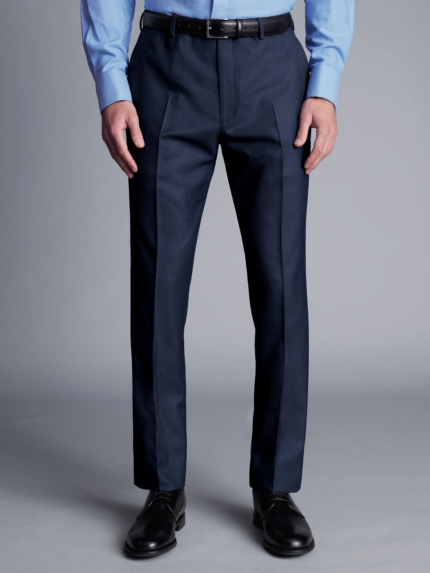Charles Tyrwhitt Slim Fit Performance Trousers, Ink Blue