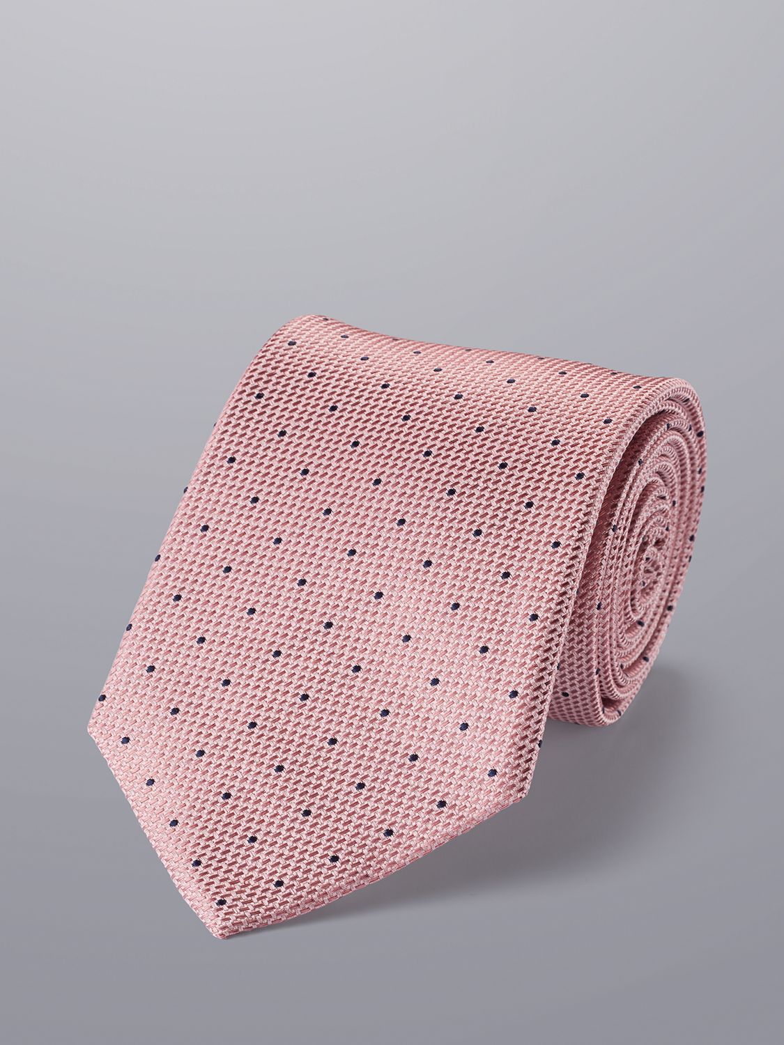 Buy Charles Tyrwhitt Spot Print Stain Resistant Silk Tie Online at johnlewis.com
