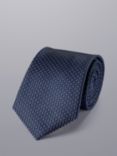 Charles Tyrwhitt Mini Floral Stain Resistant Silk Tie, Royal Blue