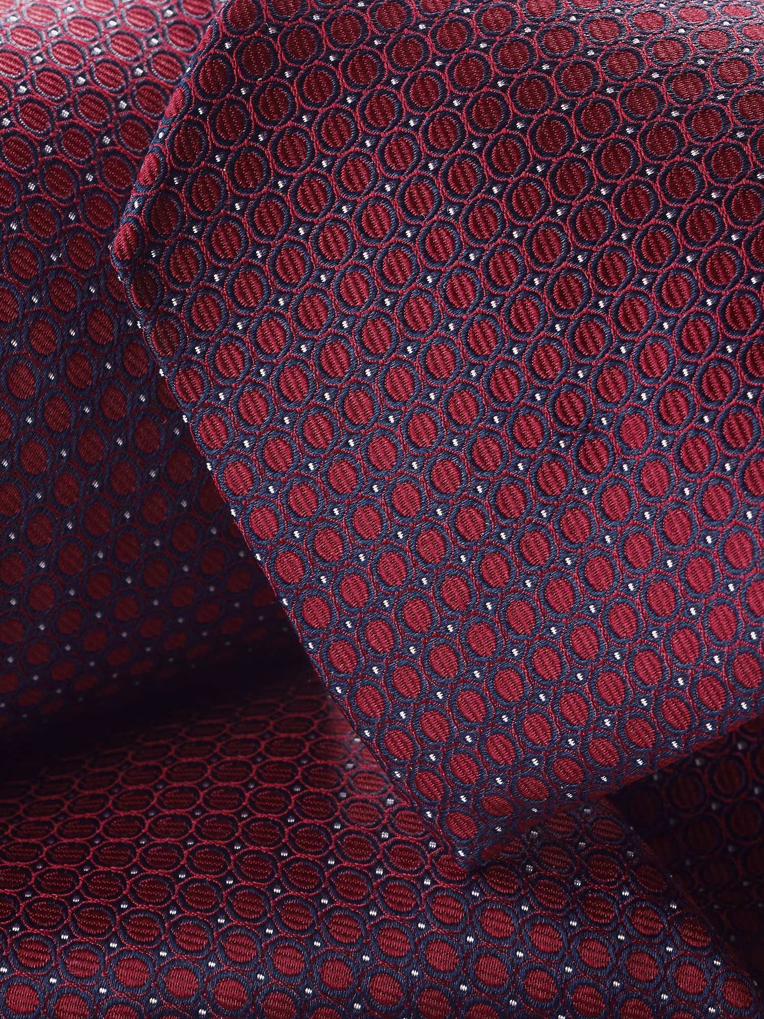 Buy Charles Tyrwhitt Stain Resistant Textured Silk Tie, Red/Multi Online at johnlewis.com