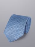 Charles Tyrwhitt Semi-Plain Silk Stain Resistant Tie, Sky Blue