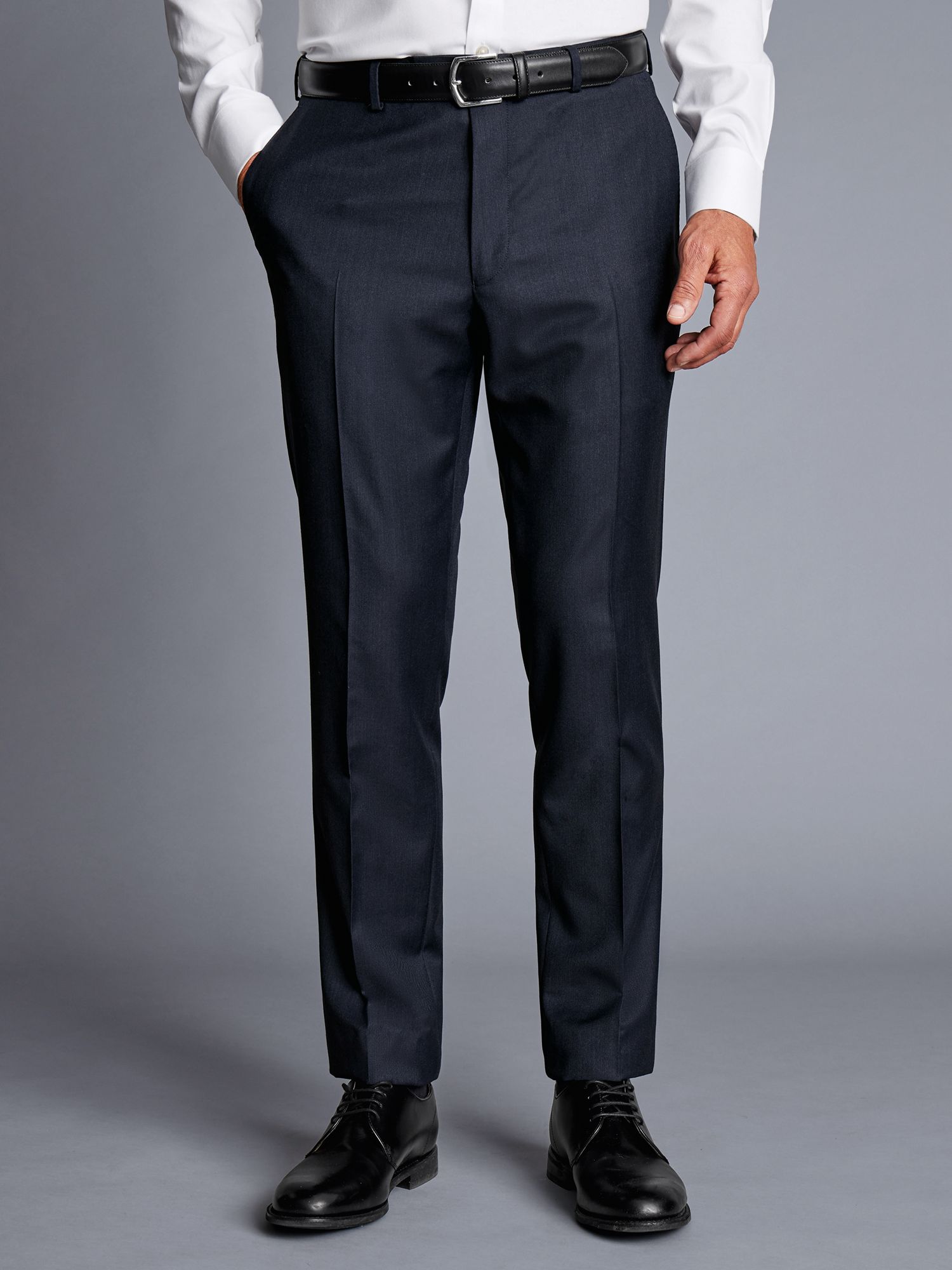 Charles Tyrwhitt Slim Fit Italian Twill Suit Trousers, Navy