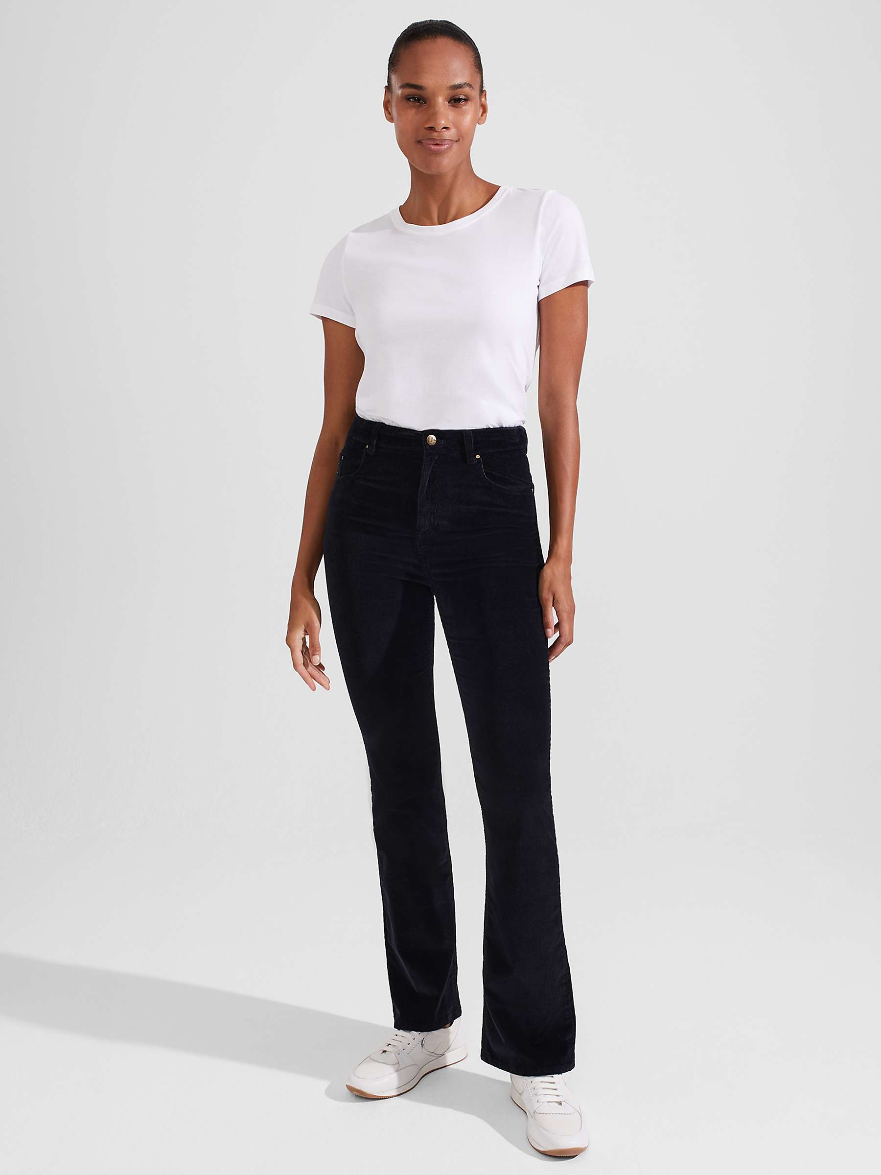 Buy Hobbs Remy Cord Jeans, Navy Online at johnlewis.com