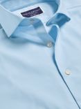 Charles Tyrwhitt Non-Iron Stretch Twill Slim Fit Shirt, Sky Blue