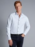 Charles Tyrwhitt Dot Stretch Texture Slim Fit Shirt, White