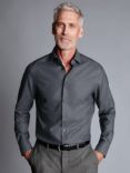 Charles Tyrwhitt Diamond Stretch Texture Non-Iron Slim Fit Shirt