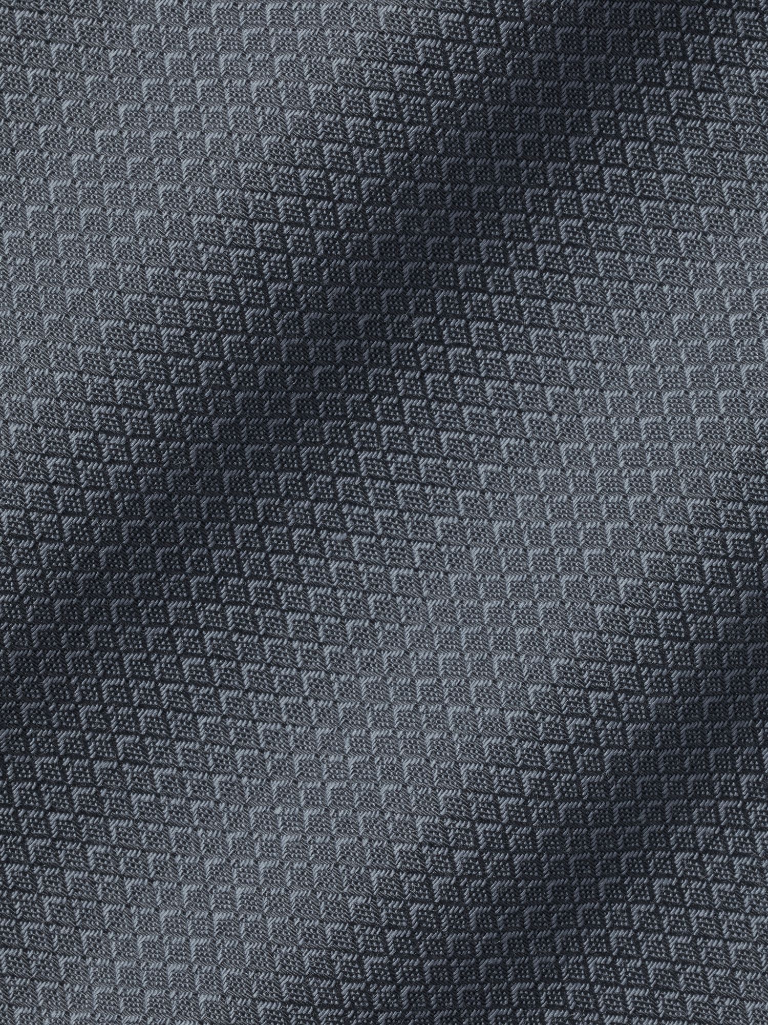 Charles Tyrwhitt Diamond Stretch Texture Non-Iron Slim Fit Shirt, Charcoal Grey, 14.5