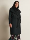 Phase Eight Nicci Belted Wool Blend Coat, Dark Green