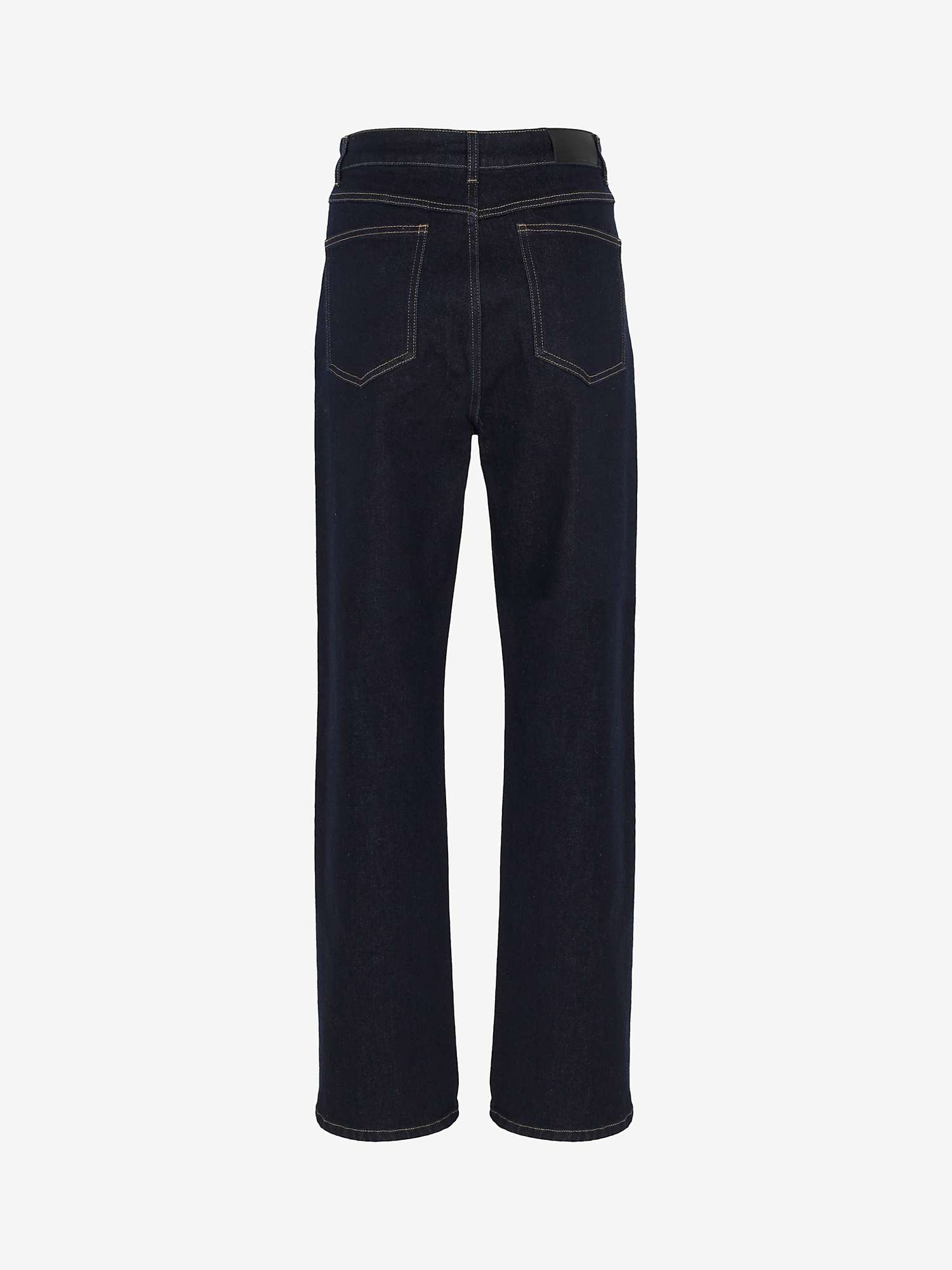 Buy Mint Velvet High Rise Flared Wide Leg Jeans, Indigo Online at johnlewis.com