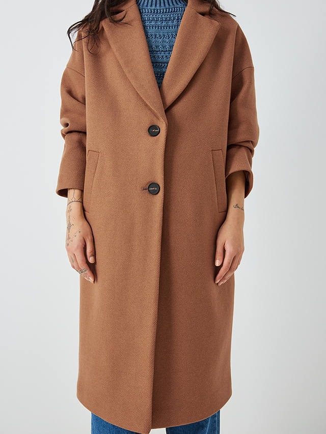 AND/OR Tahlia Wool Blend Coat, Camel