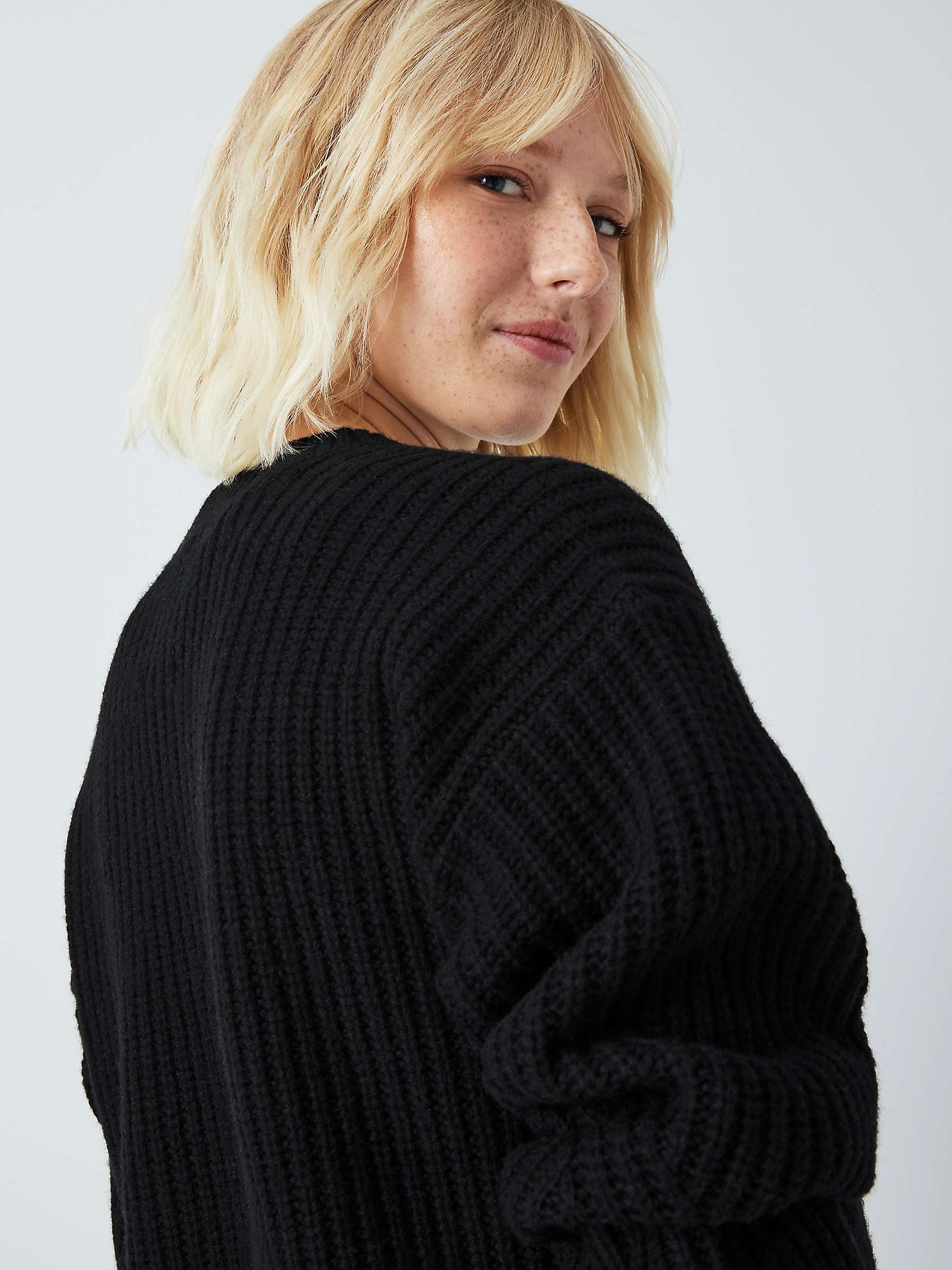 Buy AND/OR Kimberley Cropped Wool Blend Jumper, Multi Online at johnlewis.com