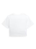 Ralph Lauren Kids' Logo Embroidered T-Shirt, White