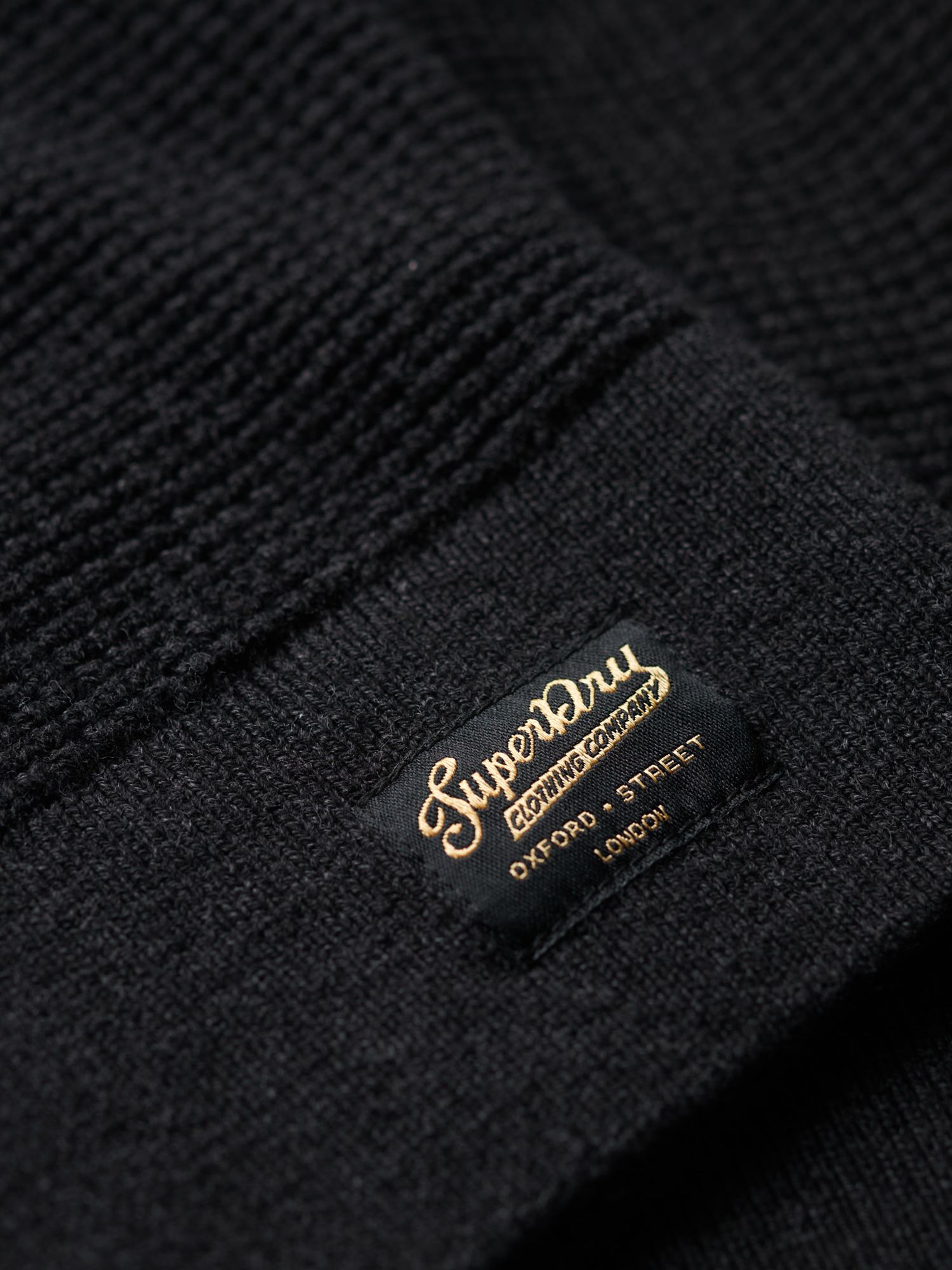 Buy Superdry Textured Crew Knit Jumper Online at johnlewis.com